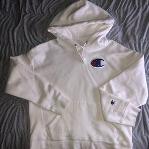 White Champion Hoodie